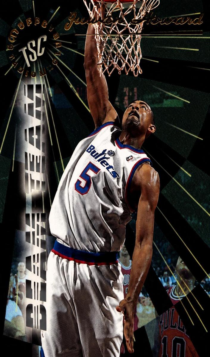 1995 Topps Stadium Club Basketball Juwan Howard #BT2 PSA 7