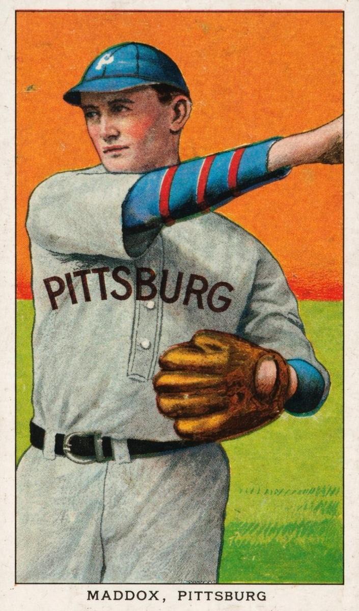 1909-11 T206 Baseball Nick Maddox #NNO