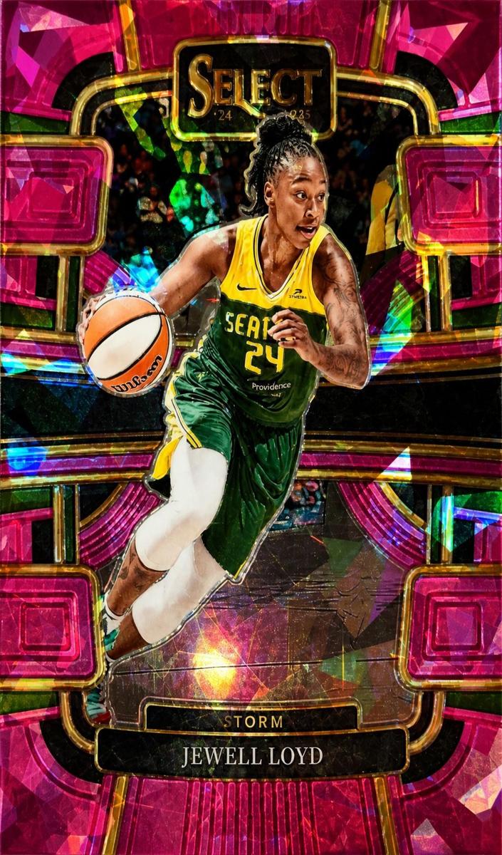 2024 Panini Select WNBA Basketball Pink Ice Jewell Loyd #6