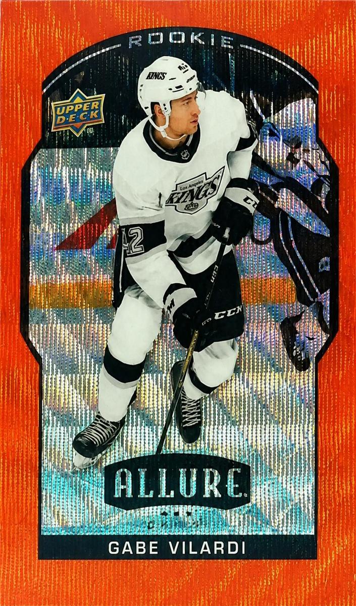 2020 Upper Deck Allure Hockey Orange Slice Gabe Vilardi #75 PSA 9