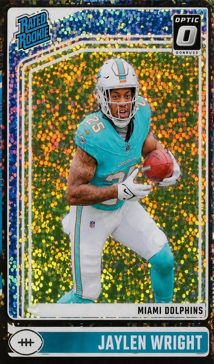 2024 Donruss Optic Football White Sparkle Jaylen Wright #249