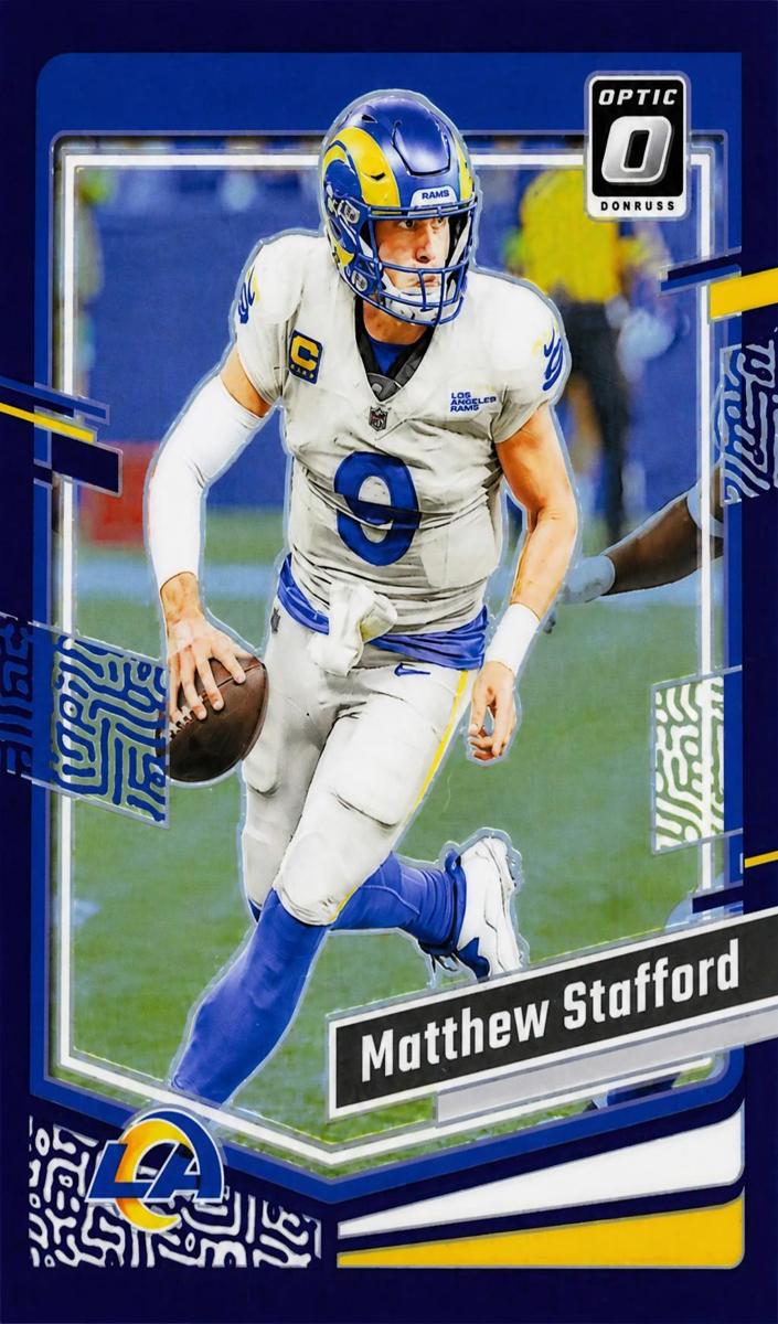 2023 Donruss Optic Football Purple Matthew Stafford #113