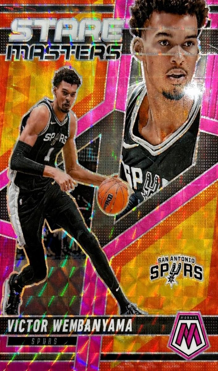 2024 Panini Mosaic Basketball Pink Victor Wembanyama #15
