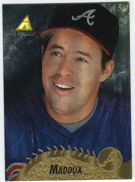 1995 Pinnacle Baseball Museum Collection Greg Maddux #244 PSA 8