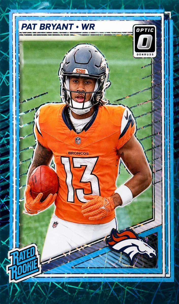 2025 Donruss Optic Football Teal Velocity Pat Bryant #215