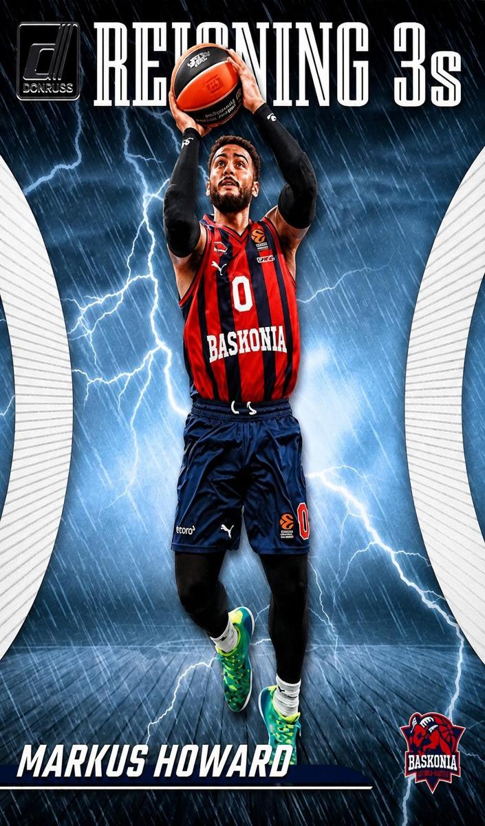 2023 Donruss Turkish Airlines EuroLeague Basketball Markus Howard #1