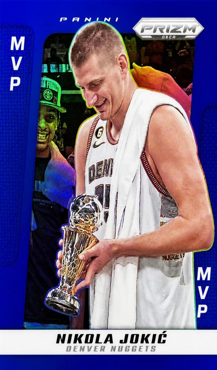 2024 Panini Prizm Deca Basketball Blue Nikola Jokic #293