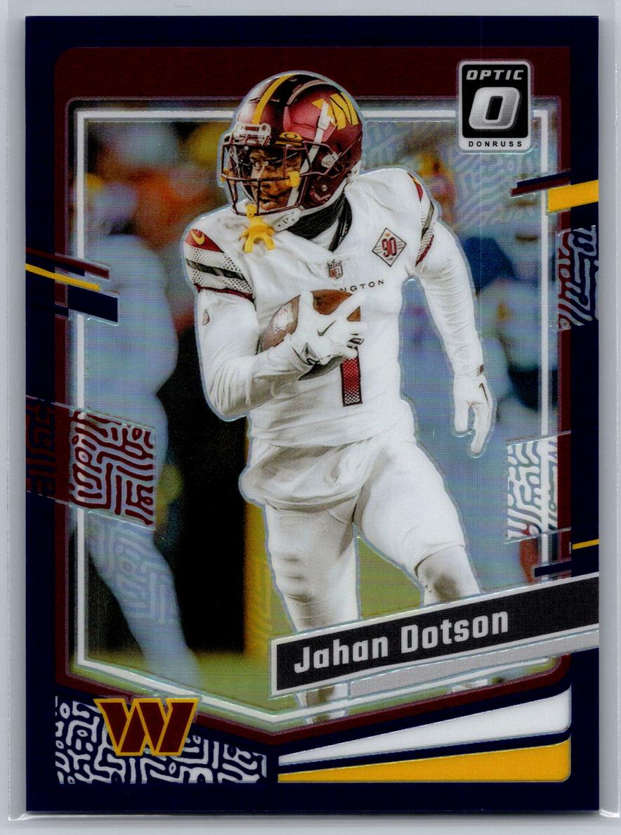 2023 Donruss Optic Football Purple Jahan Dotson #196