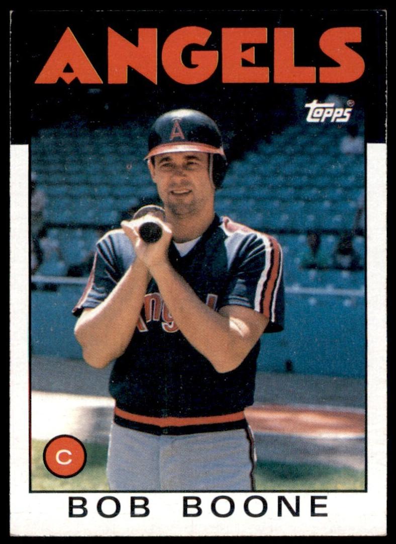 1986 Topps Baseball Bob Boone #62 PSA 9