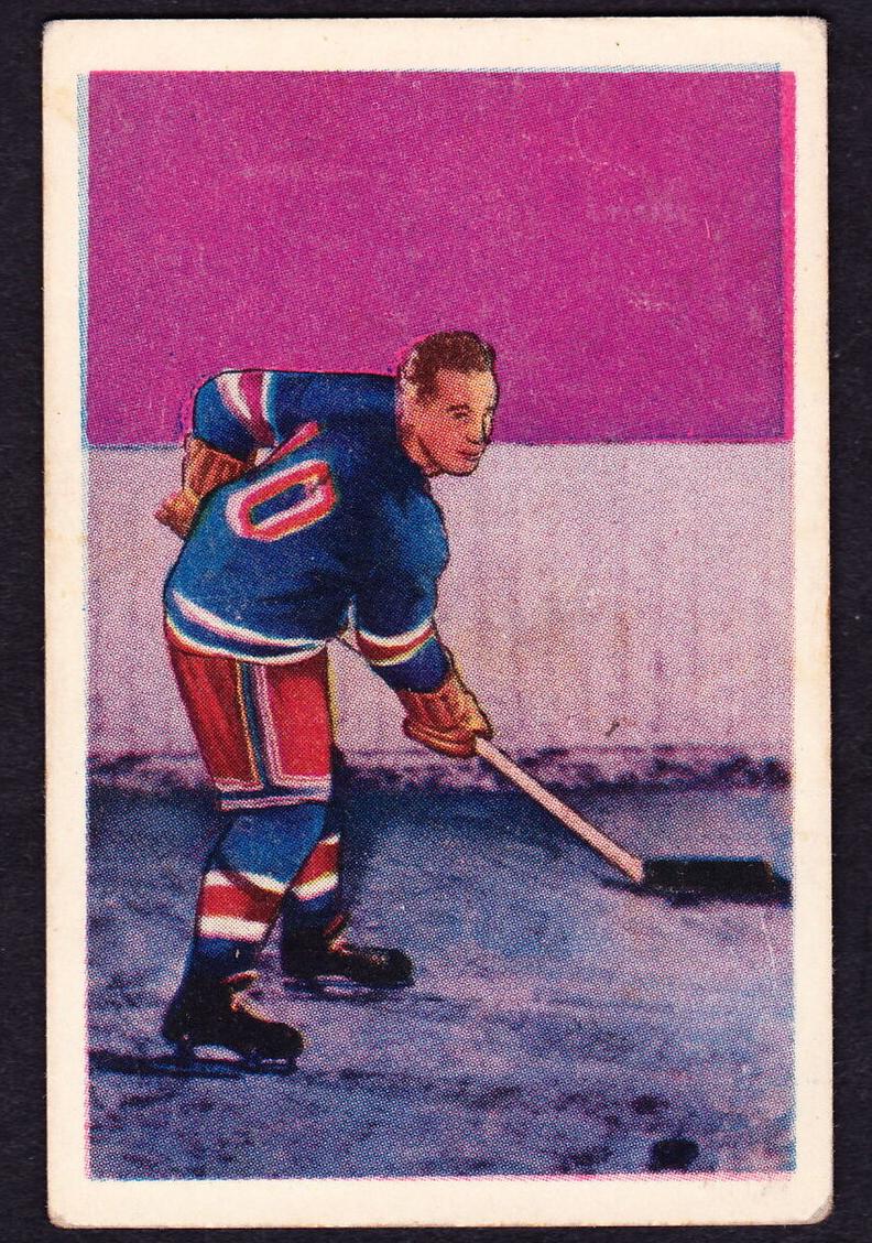1952 Parkhurst Hockey Edgar Laprade #100