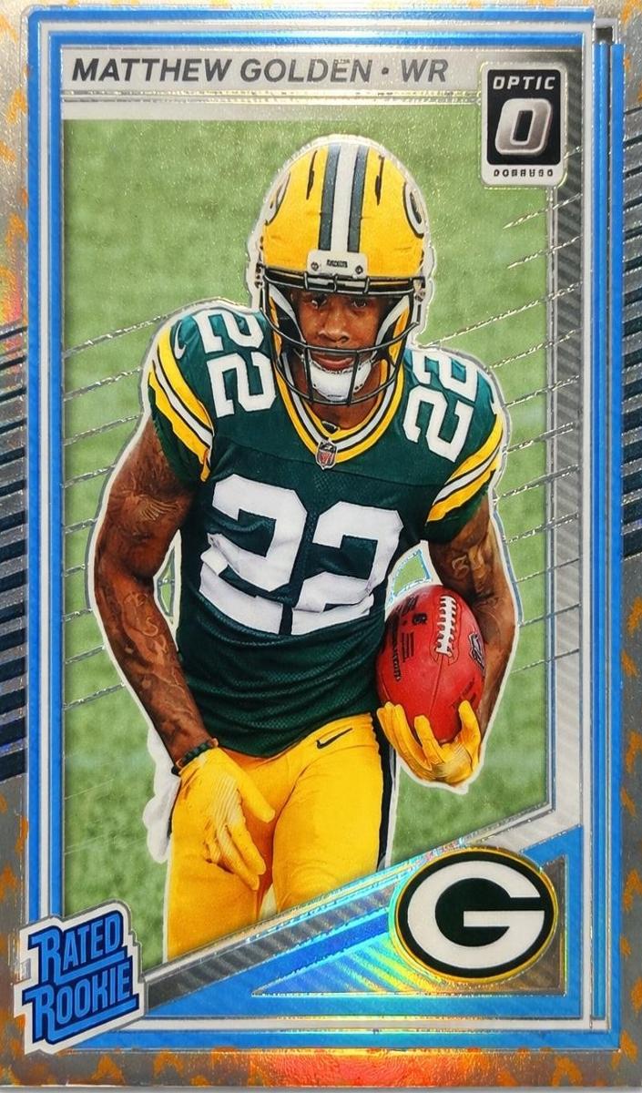 2025 Donruss Optic Football Fire Matthew Golden #205