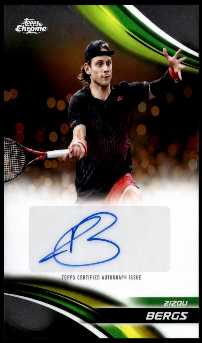 2025 Topps Chrome Tennis Zizou Bergs #CA-ZBS
