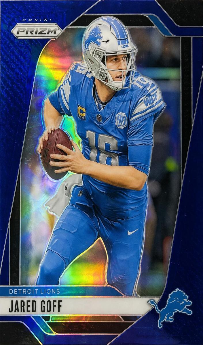2024 Panini Prizm Football Blue Jared Goff #92
