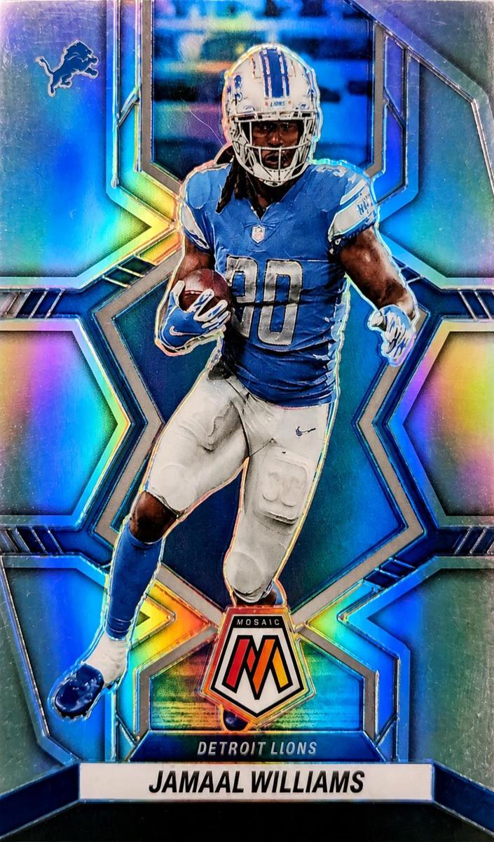 2022 Panini Mosaic Football Silver Jamaal Williams #66