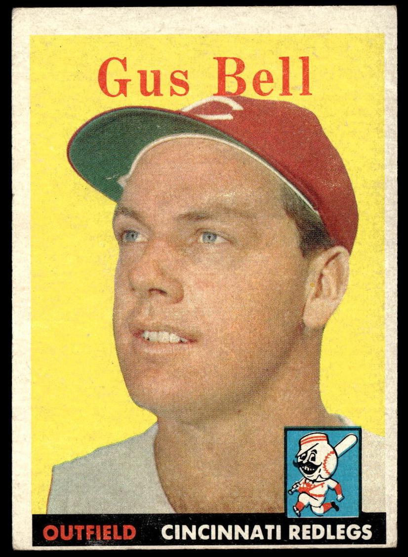 1958 Topps Baseball Gus Bell #75 PSA 6.5