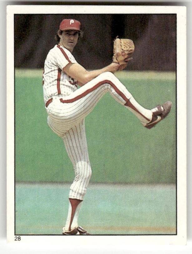 1981 Topps Stickers Baseball Steve Carlton #28 PSA 10