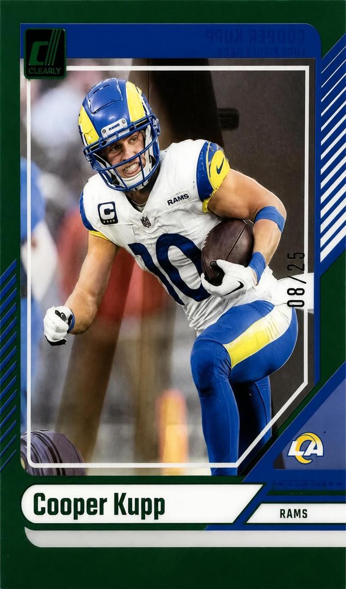 2024 Panini Clearly Donruss Football Green Cooper Kupp #32