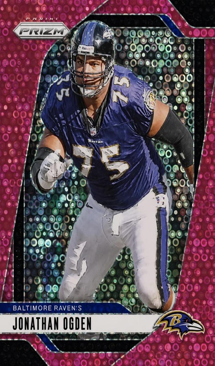 2024 Panini Prizm Football No Huddle Pink Jonathan Ogden #25