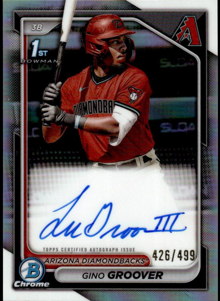 2024 Bowman Chrome Prospects Baseball Gino Groover #CPA-GG PSA 9