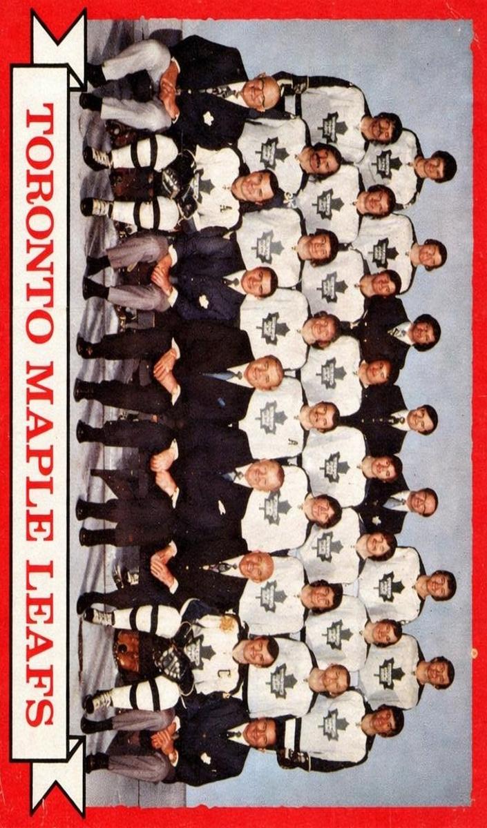 1973 O-Pee-Chee Hockey Maple Leafs Team #106 PSA 8