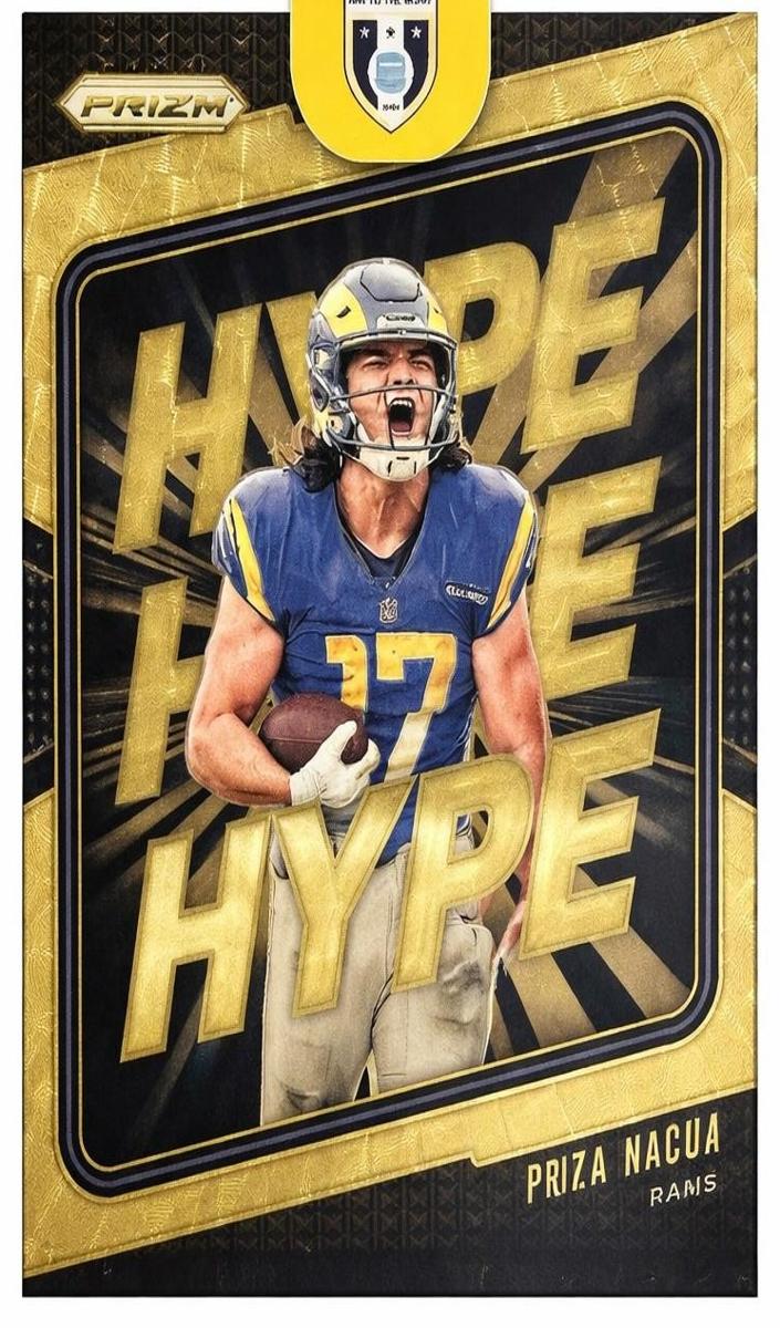 2024 Panini Prizm Football Gold Vinyl Puka Nacua #3 PSA 8.5