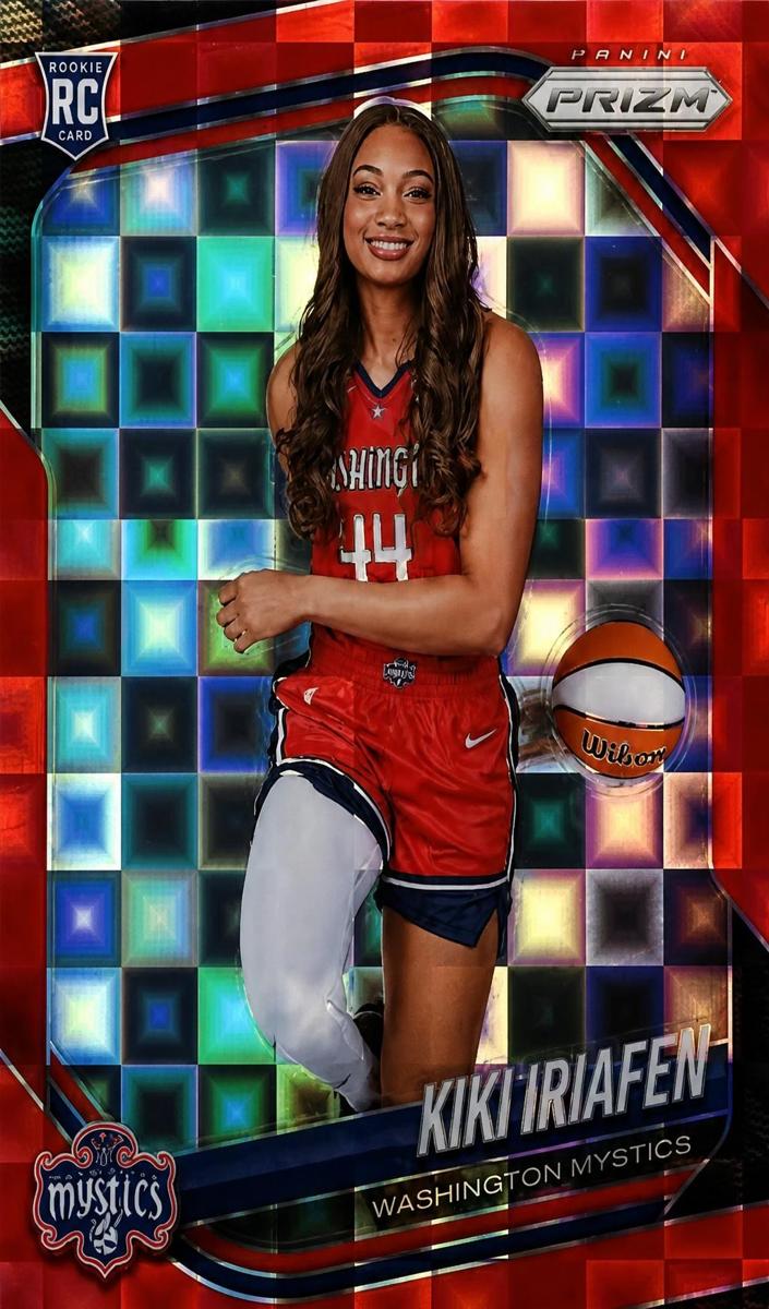 2025 Panini Prizm WNBA Basketball Red Pandora Kiki Iriafen #149