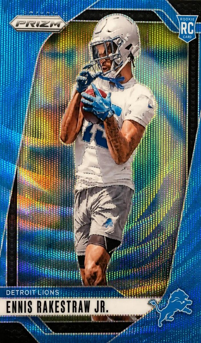 2024 Panini Prizm Football Blue Wave Ennis Rakestraw Jr. #332