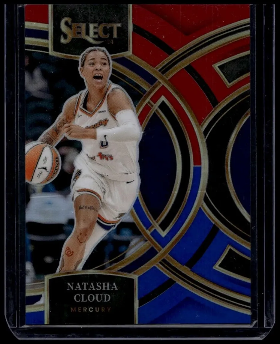 2024 Panini Select WNBA Basketball Red and Blue Natasha Cloud #115