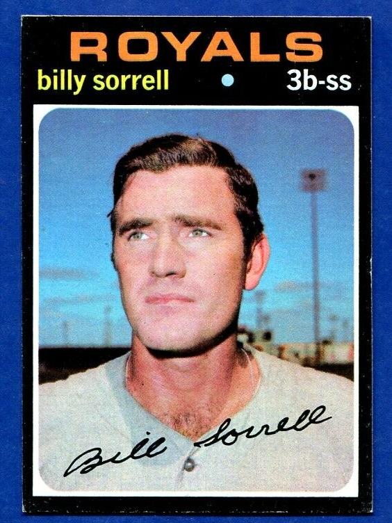 1971 Topps Baseball Billy Sorrell #17