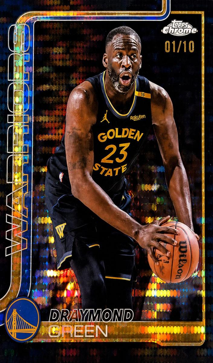 2025 Topps Chrome Basketball Black Wave Refractor Draymond Green #234