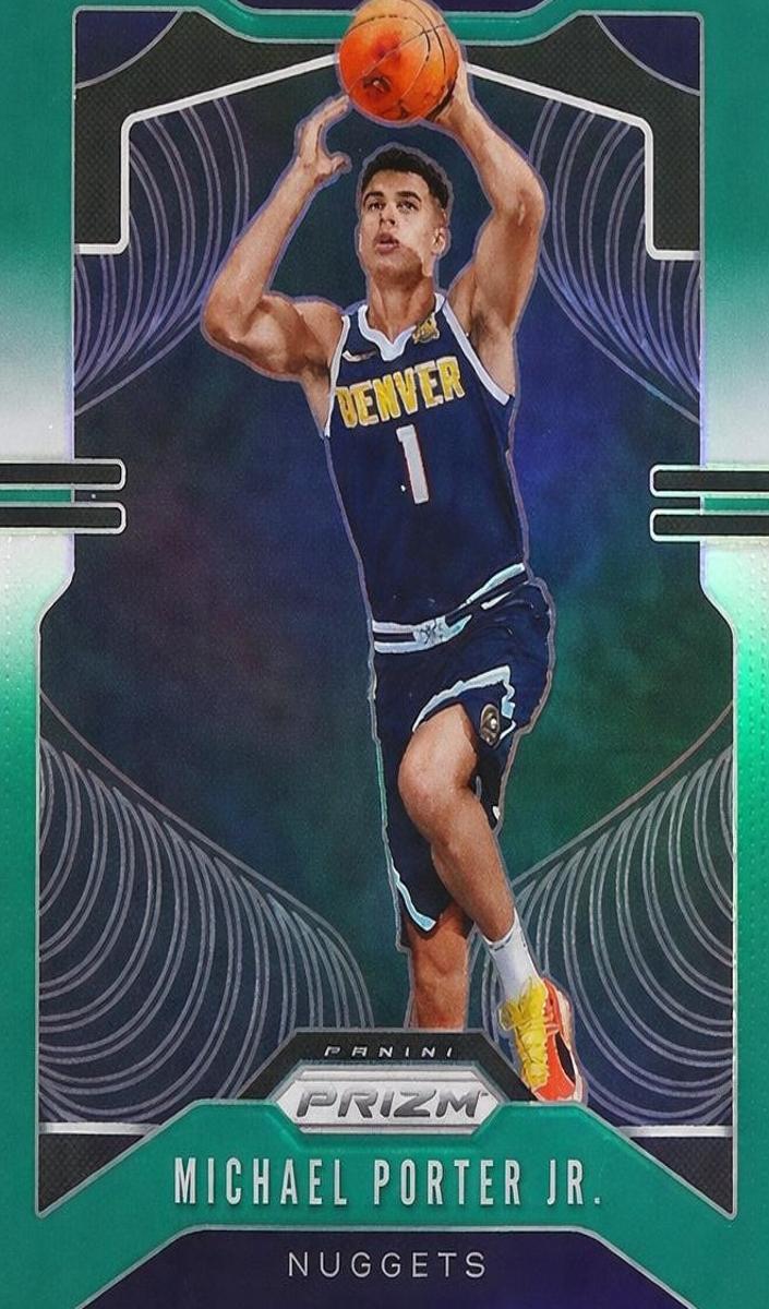 2019 Panini Prizm Basketball Green Michael Porter Jr. #88 PSA 8.5