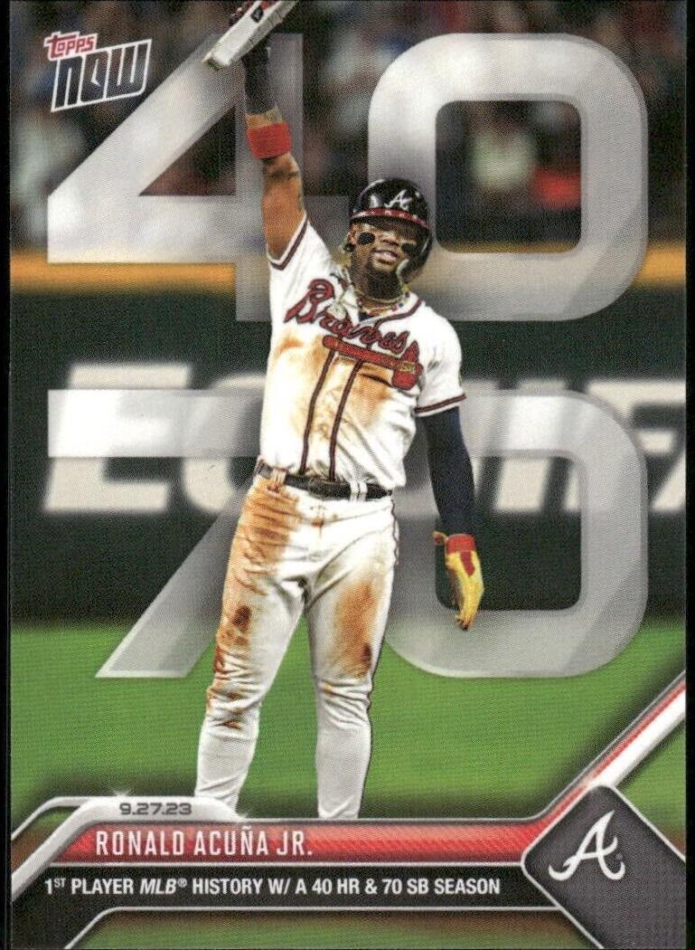 2023 Topps Now Baseball Ronald Acuna Jr. #927 PSA 9