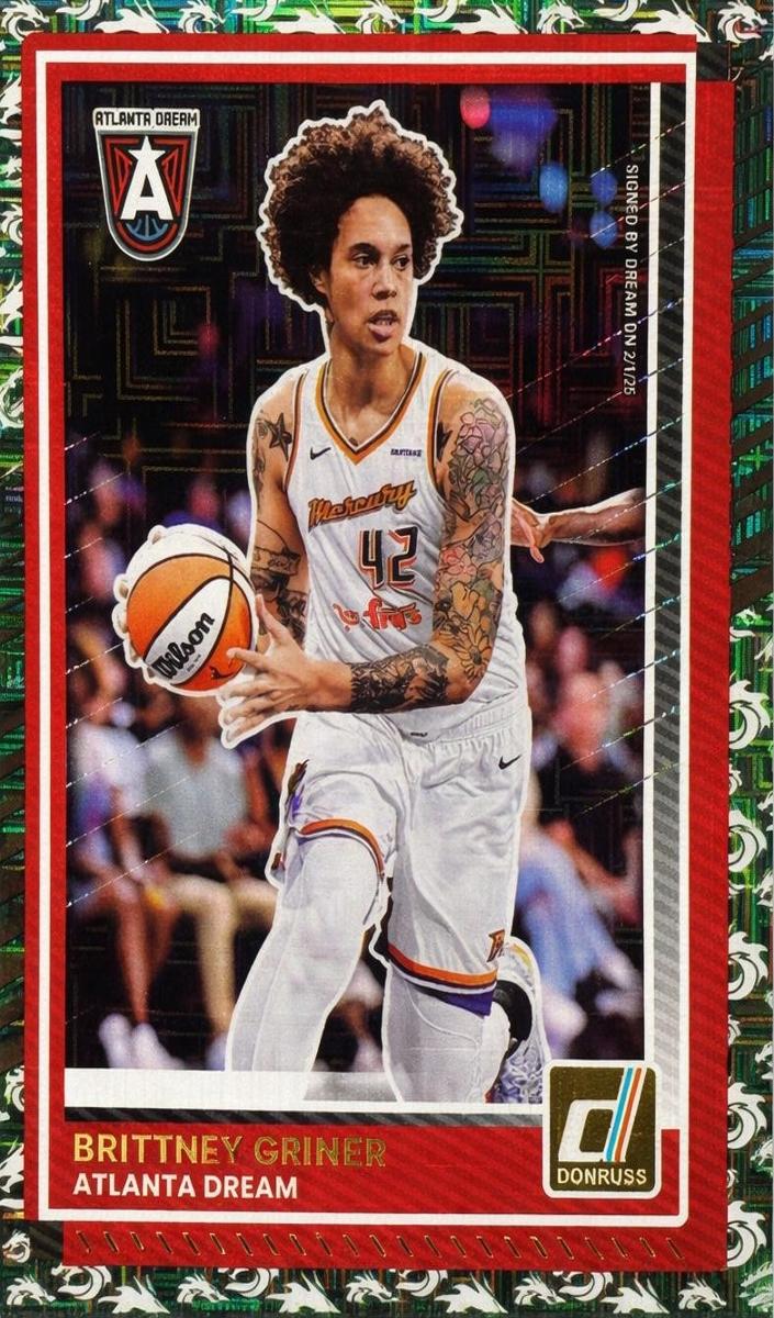 2025 Panini Donruss WNBA Basketball Dragon Brittney Griner #62