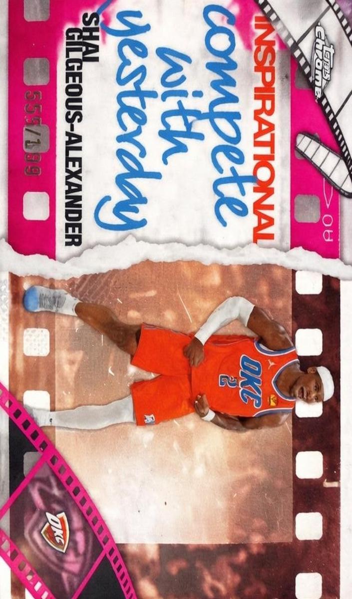 2025 Topps Chrome Basketball Magenta Refractor Shai Gilgeous-Alexander #IP-11