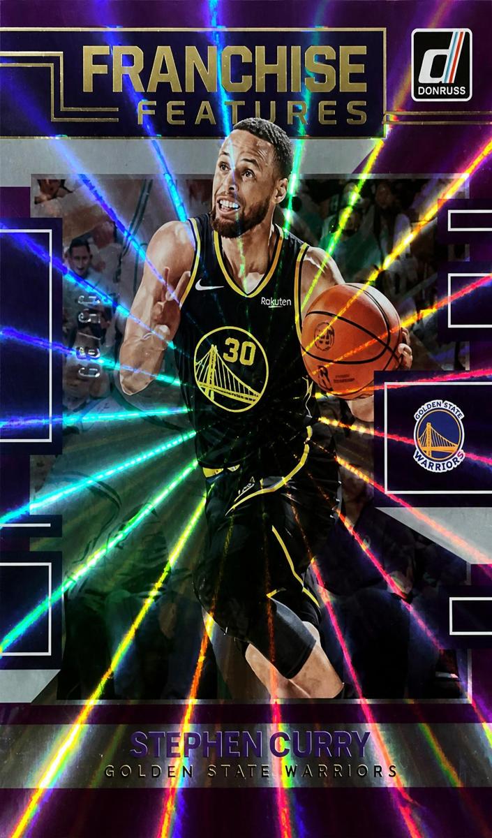 2022 Panini Donruss Basketball Holo Purple Laser Stephen Curry #21 PSA 10