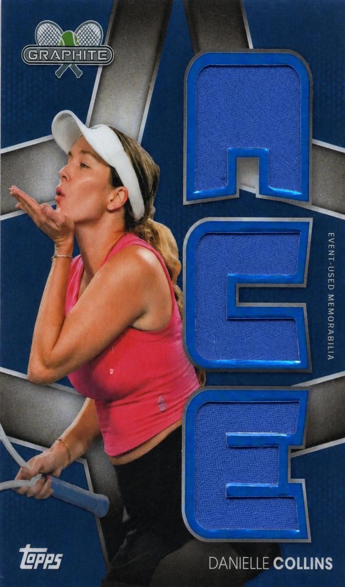 2026 Topps Graphite Tennis Blue Refractor Danielle Collins #AR-DC