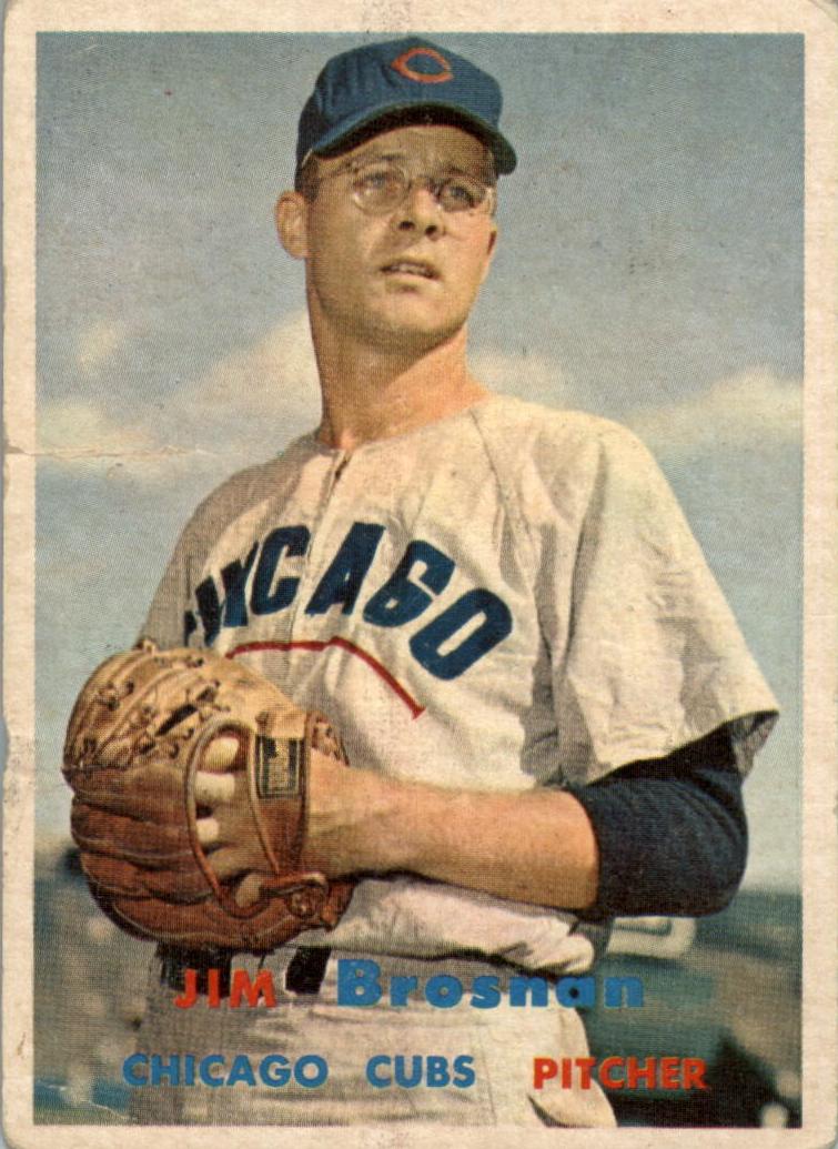 1957 Topps Baseball Jim Brosnan #155 PSA 6.5