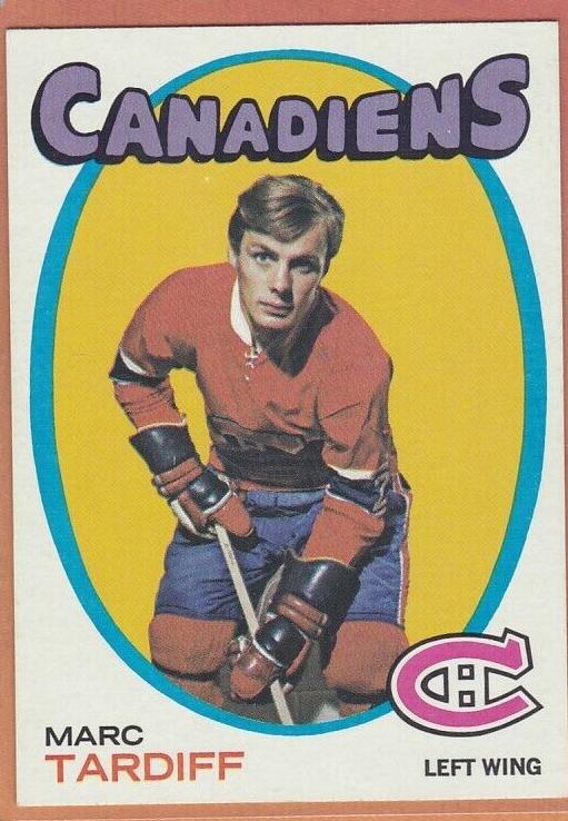 1971 Topps Hockey Marc Tardiff #29 PSA 8.5