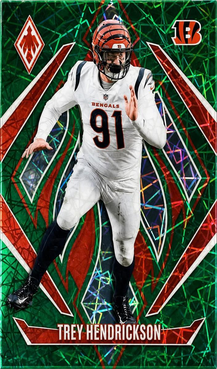 2024 Panini Phoenix Football Green Lazer Trey Hendrickson #138