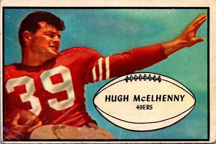 1953 Bowman Football Hugh McElhenny #32 PSA 7