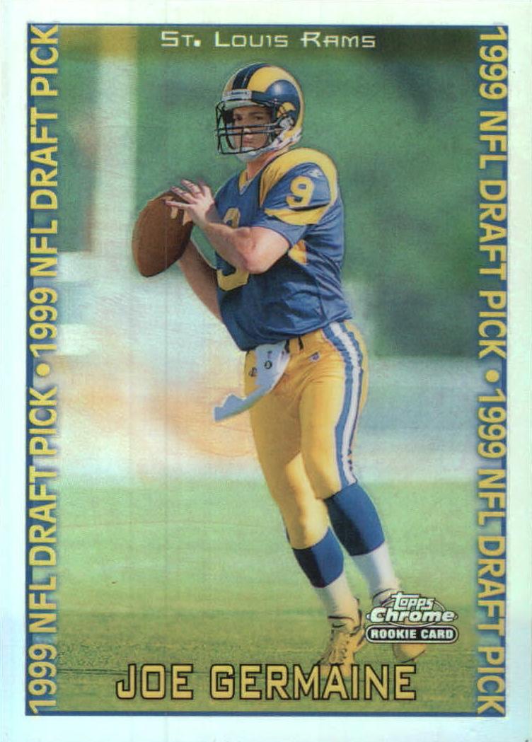 1999 Topps Chrome Football Refractor Joe Germaine #162