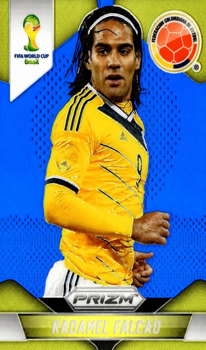 2014 Panini Prizm World Cup Soccer Blue Radamel Falcao #53 PSA 10