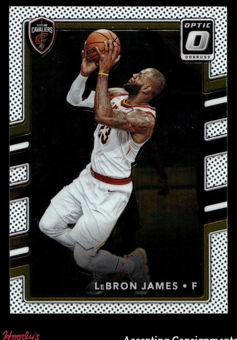 2017 Donruss Optic Basketball LeBron James #27 PSA 9
