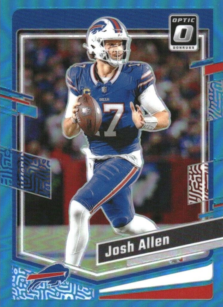 2023 Donruss Optic Football Aqua Josh Allen #22