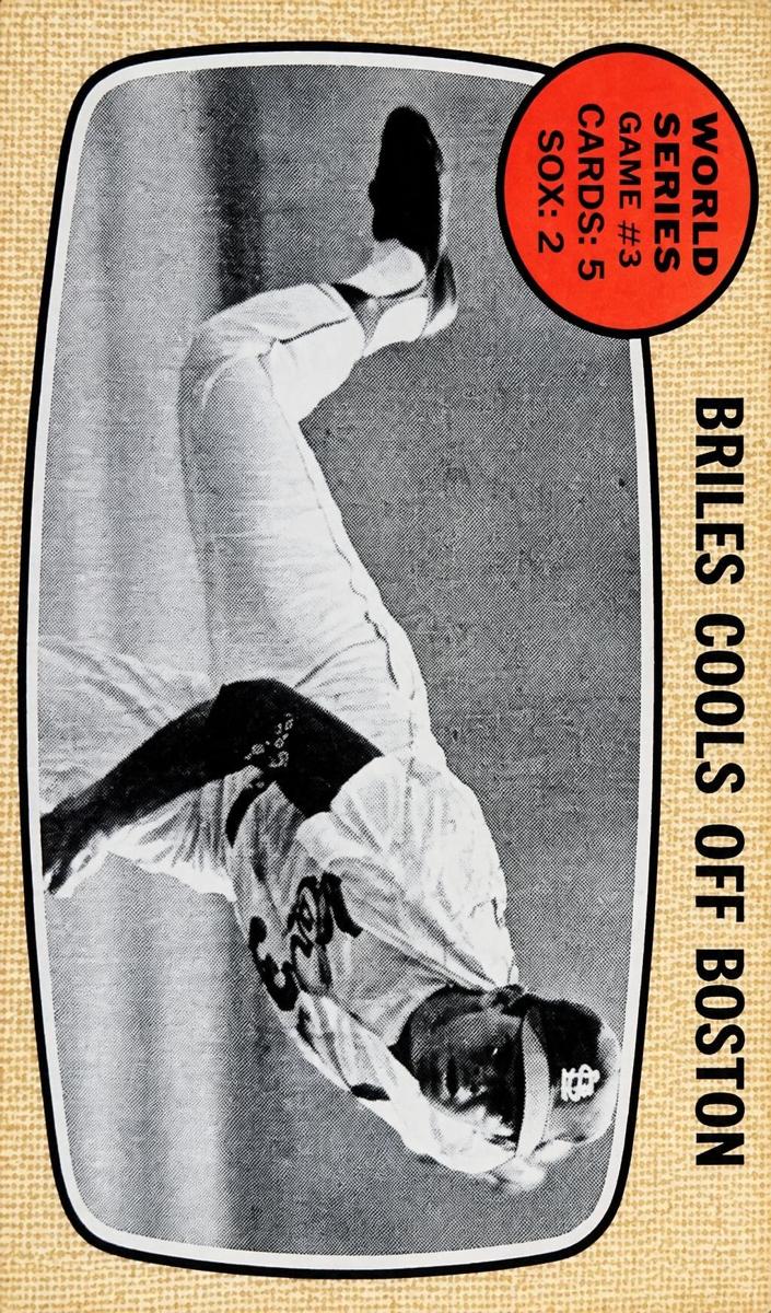 1968 O-Pee-Chee Baseball World Series Game 3 #153