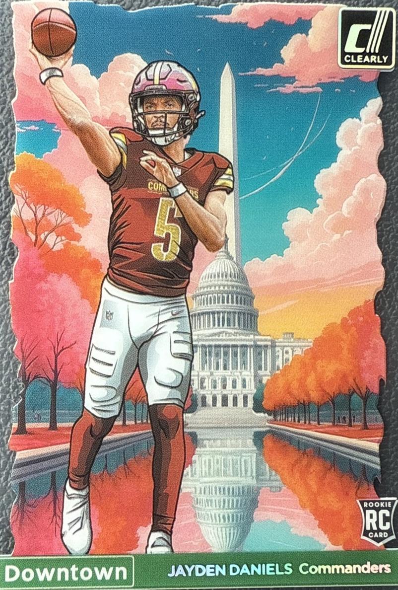 2024 Panini Clearly Donruss Football Jayden Daniels #16