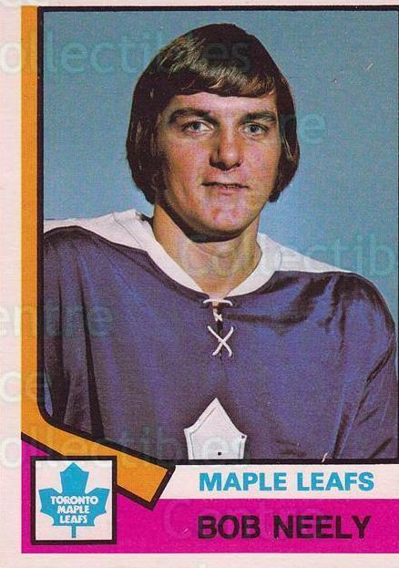 1974 O-Pee-Chee Hockey Bob Neely #272