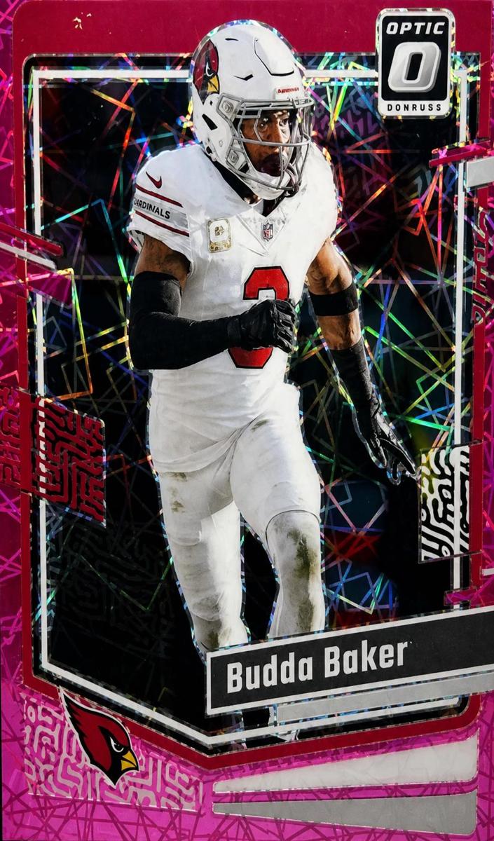 2023 Donruss Optic Football Pink Velocity Budda Baker #2