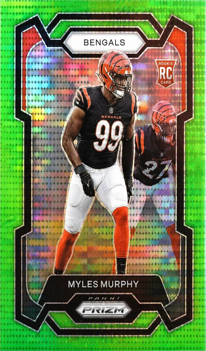 2023 Panini Prizm Football Neon Green Pulsar Myles Murphy #320