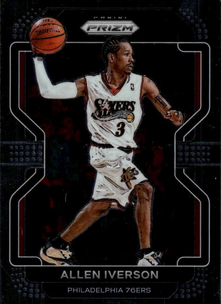 2021 Panini Prizm Basketball Allen Iverson #255 PSA 9
